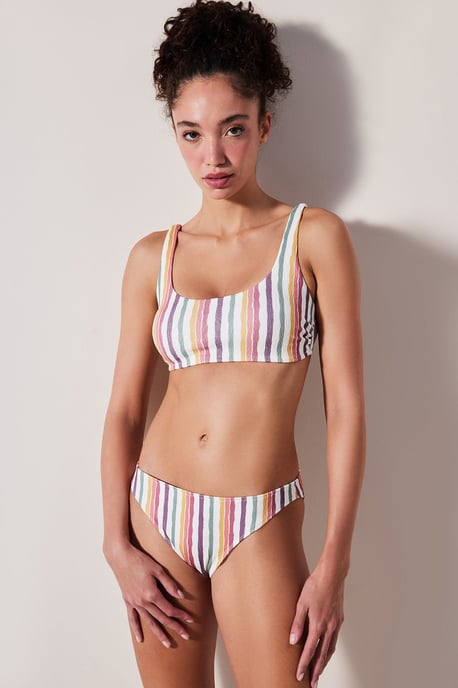 Penti Gestreiftes Bralette-Bikinioberteil - Mehrfarbig - Image 4