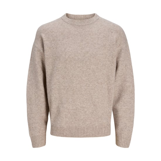 Jack & Jones Soho Ollie Knit Crew Neck Beige - Image 1