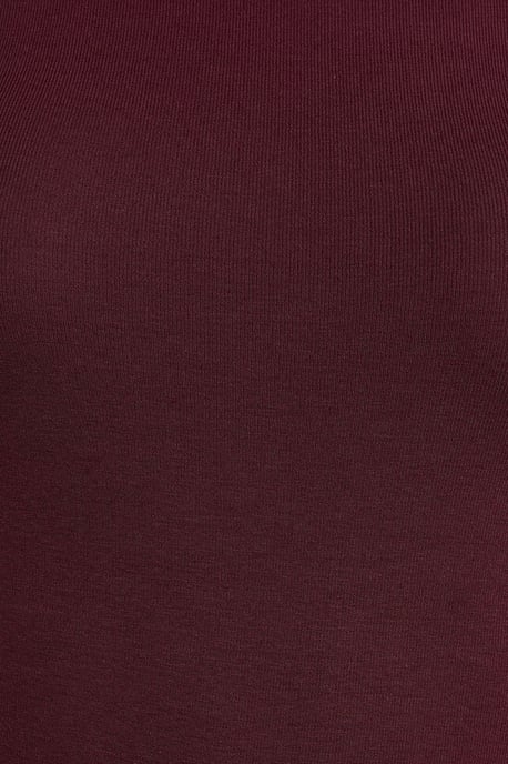 Damen Slim-Fit Boot-Ausschnitt Langarmbluse - Image 5