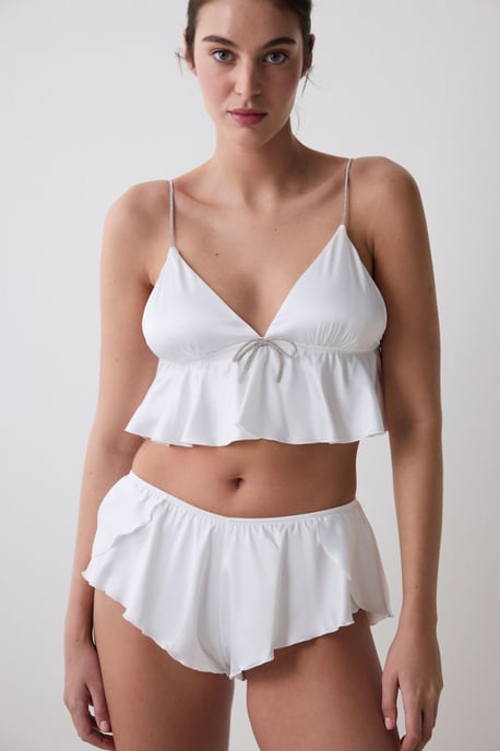 Geflochtener Bralette mit Schleifendetail - Image 1