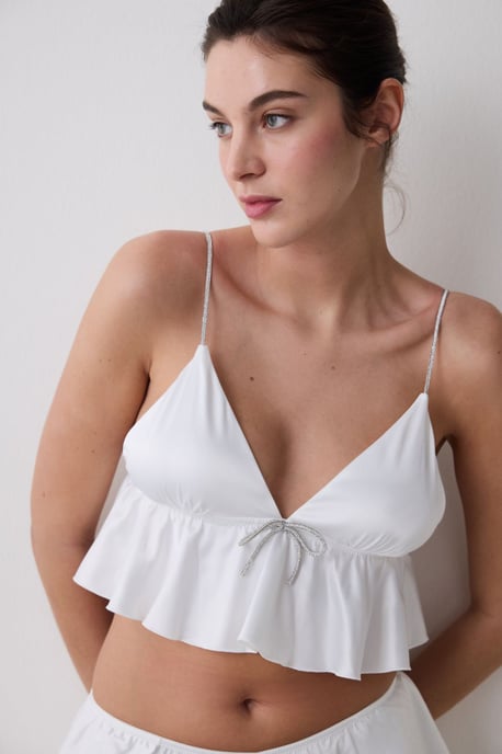 Geflochtener Bralette mit Schleifendetail - Image 2