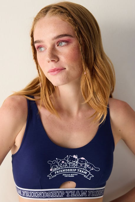 Bedruckter Baumwoll-Jersey-Bralette - Image 3