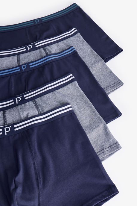 Herren Midwaist Baumwoll-Boxershorts, 5er-Pack - Image 6