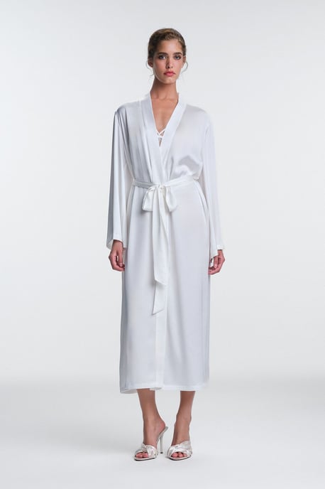 Gürtel-Stola-Kragen-Robe - Image 1