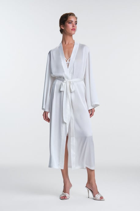 Gürtel-Stola-Kragen-Robe - Image 2
