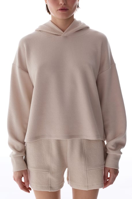 Übergroßer Strick-Hoodie - Image 2
