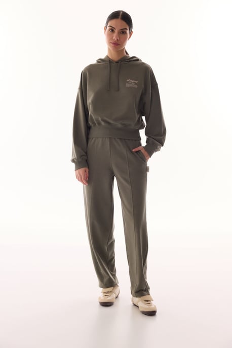 Übergroßer kurzer Strick-Hoodie - Image 3