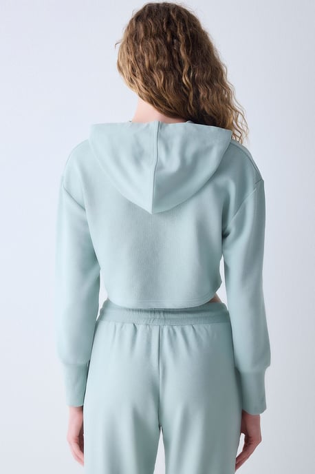 Druckierter Cropped-Hoodie für Frauen - Image 5