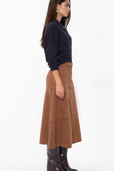 Geknöpfter, gerippter Crop-Cardigan - Image 4