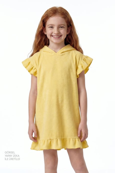 Jugend Mini Strick-Top mit vorne gebundenem Kaftan Überwurf - Image 1
