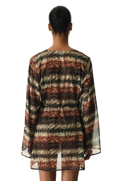 Ethnischer Woven Midi Strand Kimono - Image 3
