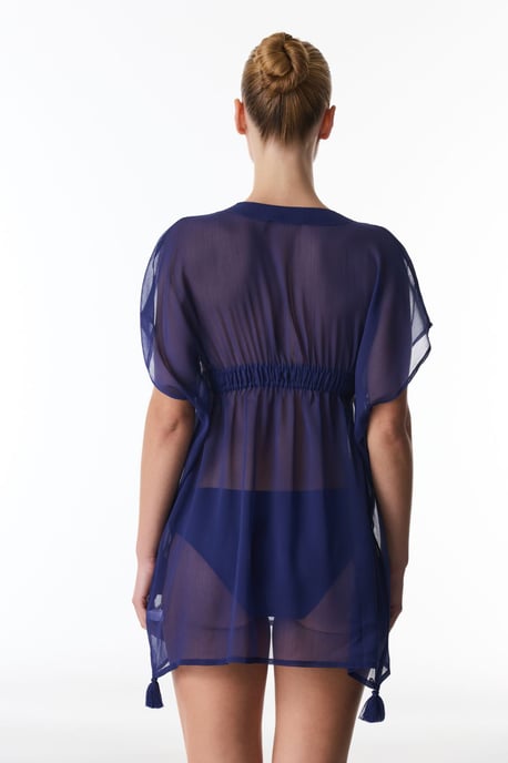Mini Gewebter Strand-Kaftan mit Quasten - Image 2