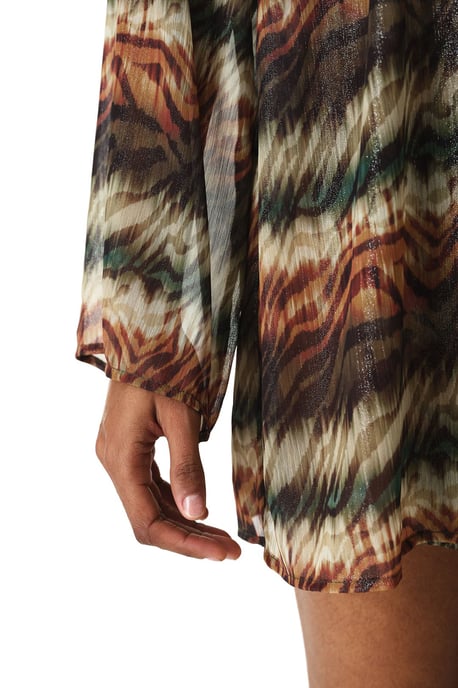 Ethnischer Woven Midi Strand Kimono - Image 6