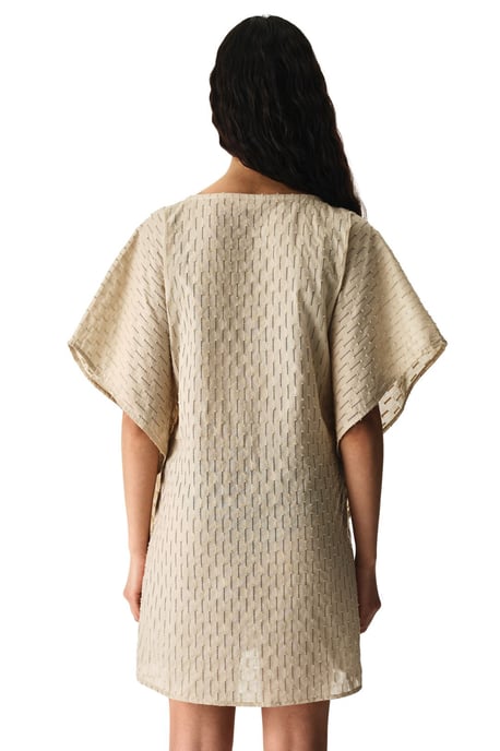 Übergroßer Baumwoll-Textur-Mini-Kaftan - Image 2