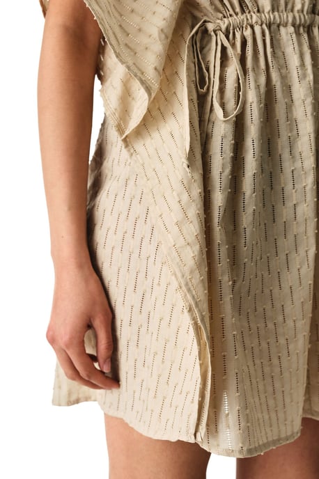 Übergroßer Baumwoll-Textur-Mini-Kaftan - Image 5