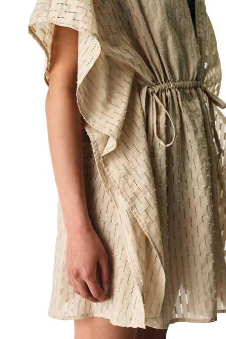 Übergroßer Baumwoll-Textur-Mini-Kaftan - Image 6