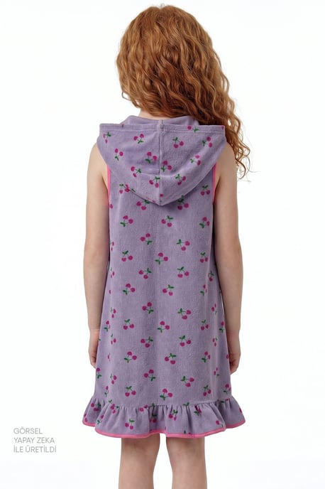 Bedruckter Strick-Mini-Kaftan-Überwurf - Image 2