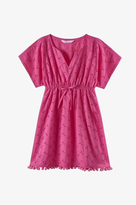 Bestickter Baumwoll Mini-Kaftan Überwurf - Image 3