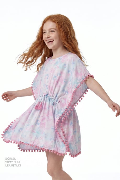 Jugend Viskose Gewebter Kaftan Überwurf - Image 1