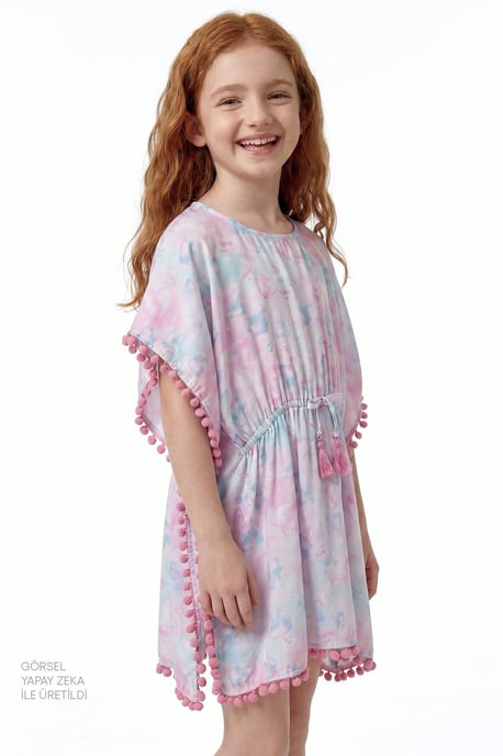 Jugend Viskose Gewebter Kaftan Überwurf - Image 2