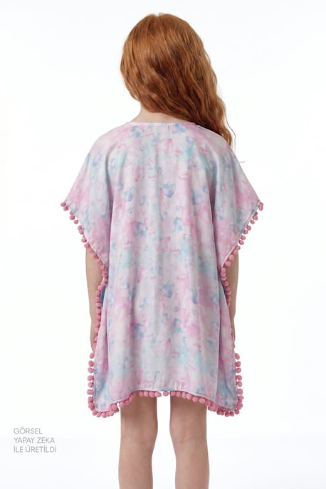 Jugend Viskose Gewebter Kaftan Überwurf - Image 3