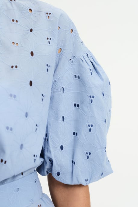 Bestickter Baumwoll-Strandkimono mit Gürtel - Image 3