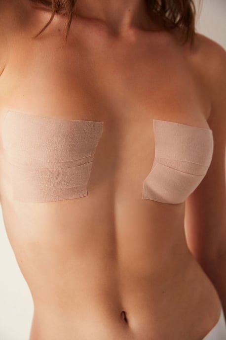Trägerloses Baumwoll-Jersey-Bralette - Image 1