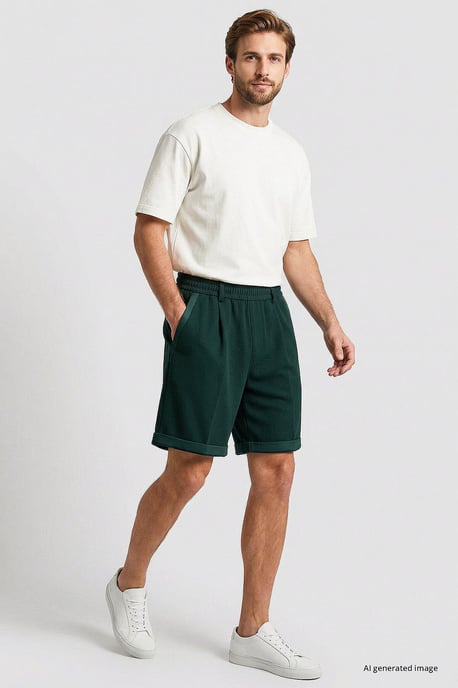 Herren Mid Waist Weite Shorts - Image 2