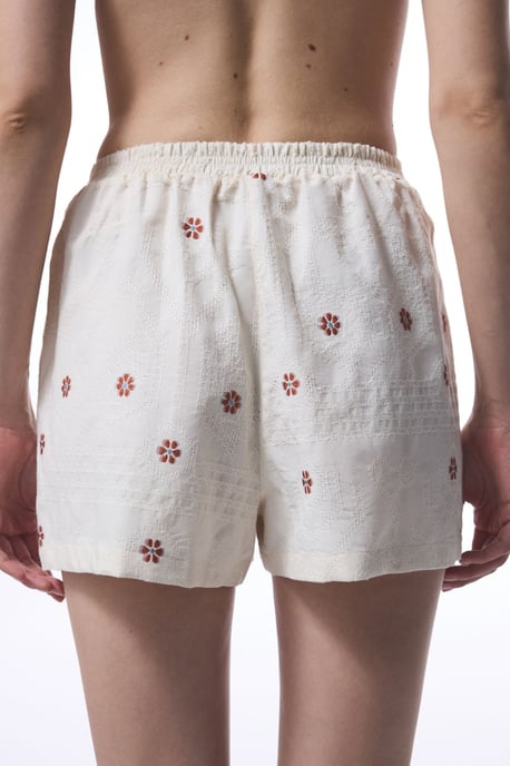 Blumenmuster Woven Mini-Shorts - Image 2