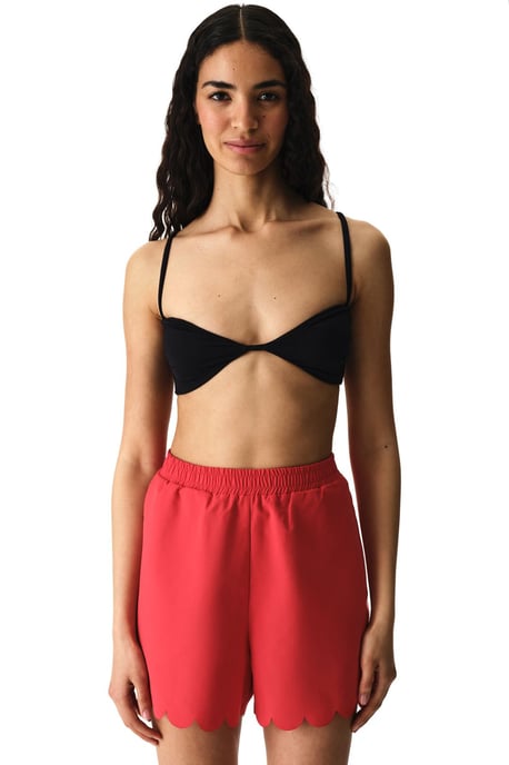 Penti Damen-Shorts mit mittelhohem Bund zum Hineinschlüpfen - Rot - Image 3