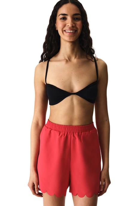 Penti Damen-Shorts mit mittelhohem Bund zum Hineinschlüpfen - Rot - Image 4