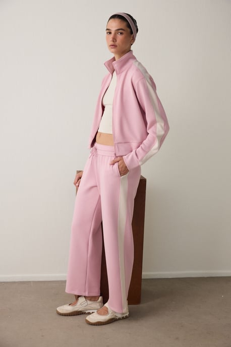 Gestreifte gerade Sweatpants - Image 5