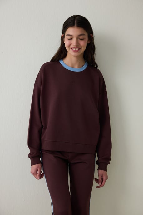 Übergroßer Rundhals-Sweatshirt - Image 3
