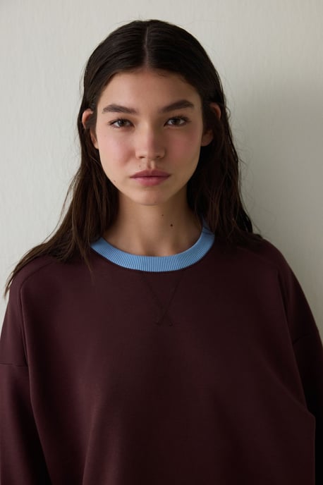 Übergroßer Rundhals-Sweatshirt - Image 4