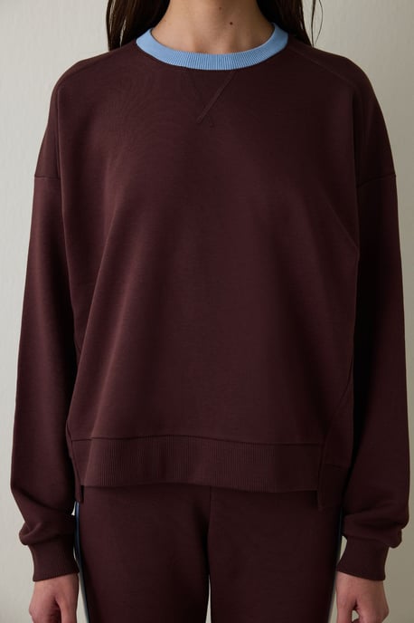 Übergroßer Rundhals-Sweatshirt - Image 5