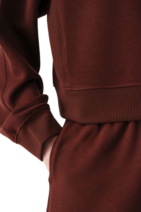 Übergroßes Gestricktes Sweatshirt mit Rundhalsausschnitt - Image 4