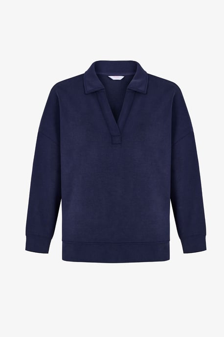 Übergroßer Strickpullover mit Bindekragen - Image 6