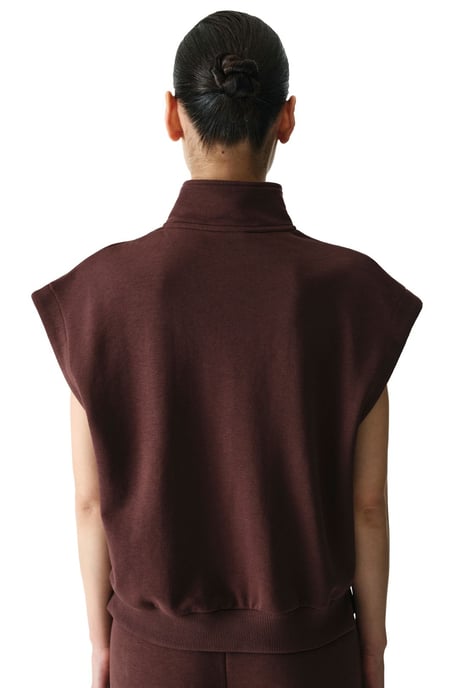 Ärmelloses Halbzip-Sweatshirt - Image 2