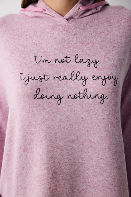 Bedruckter Rundhalsausschnitt Sweatshirt mit Knopfdetail - Image 5