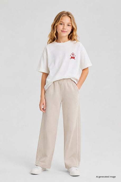 Jugend Sweatpants mit weitem Bein und elastischem Bund - Image 1