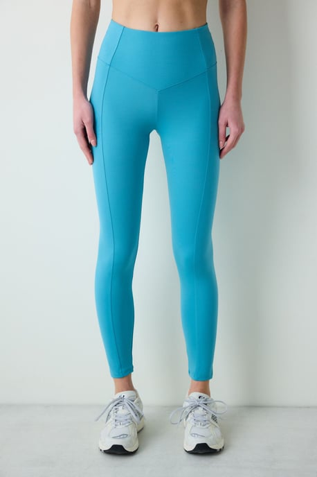 Knöchellange Strickjersey-Tights - Image 2