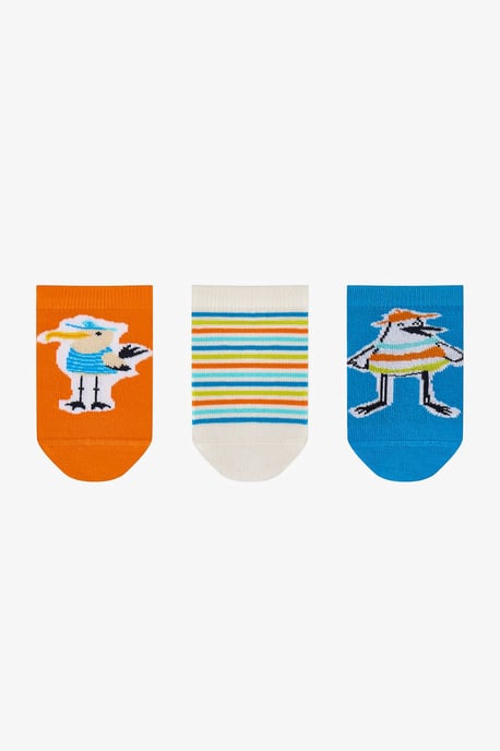 3er-Pack Gestreifte Crew-Socken - Image 1
