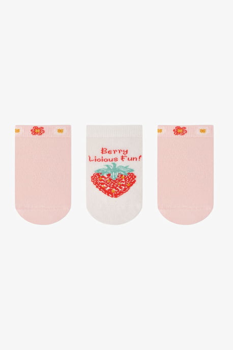 3er-Pack Jugend Crew Socken mit Stickerei - Image 1