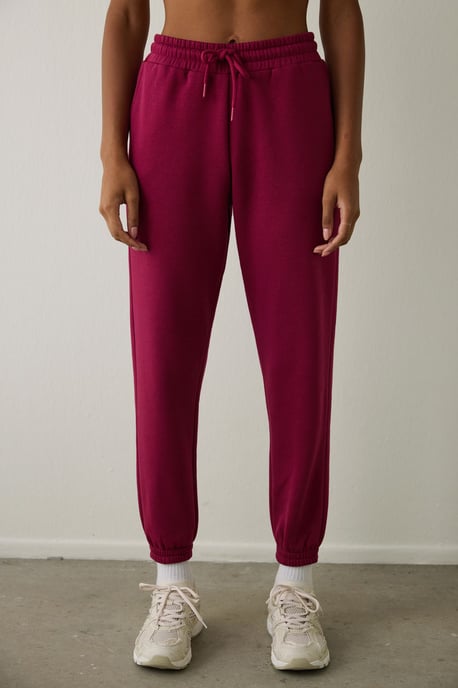 Damen Mid-Waist Taillierte Strick-Sweatpants - Image 2