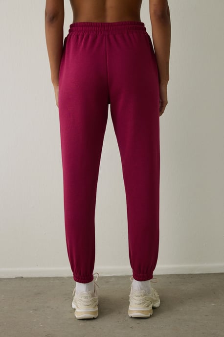 Damen Mid-Waist Taillierte Strick-Sweatpants - Image 3