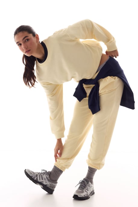 Oversized Baumwollmischung Tapered Sweatpants - Image 5