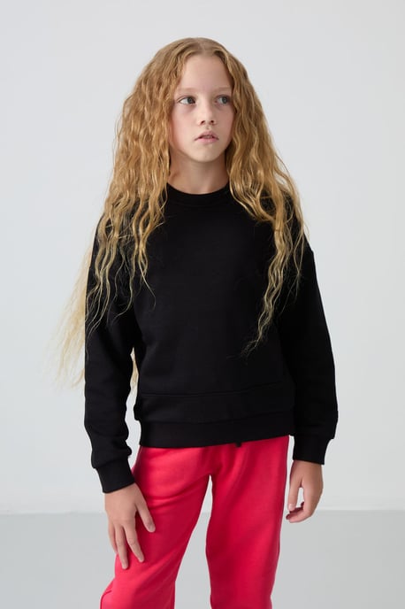 Jugend Unisex Baumwoll-Mischung Sweatshirt - Image 2
