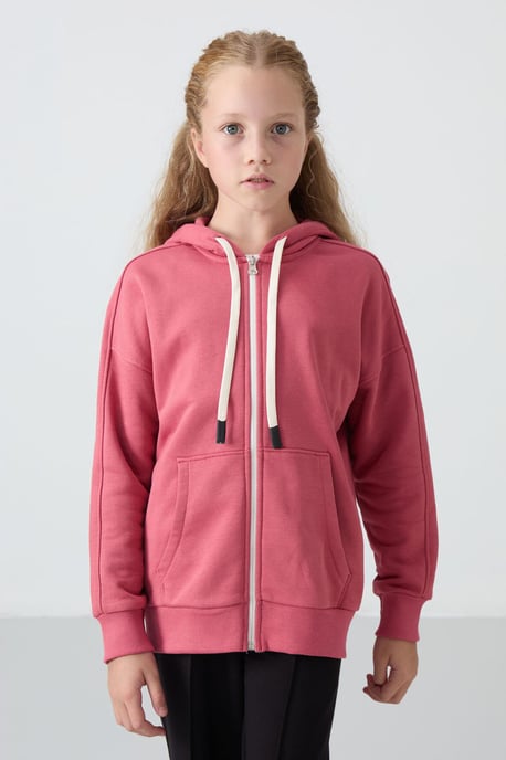 Jugend Unisex Kapuzenzipper Sweatshirt - Image 3