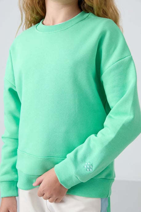 Jugend Unisex Baumwoll-Mischung Sweatshirt - Image 2