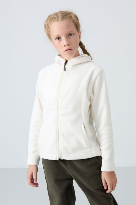 Jugend Unisex Kapuzenzip-Sweatshirt - Image 1